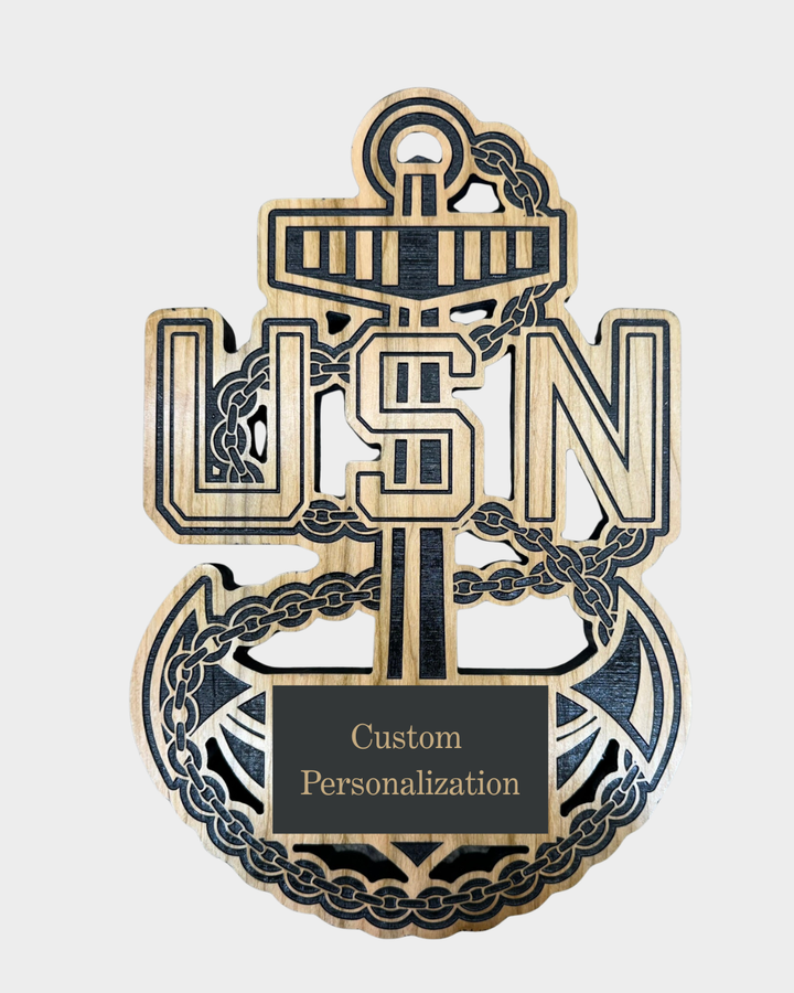 Cheif Petty Officer Anchor Plaque