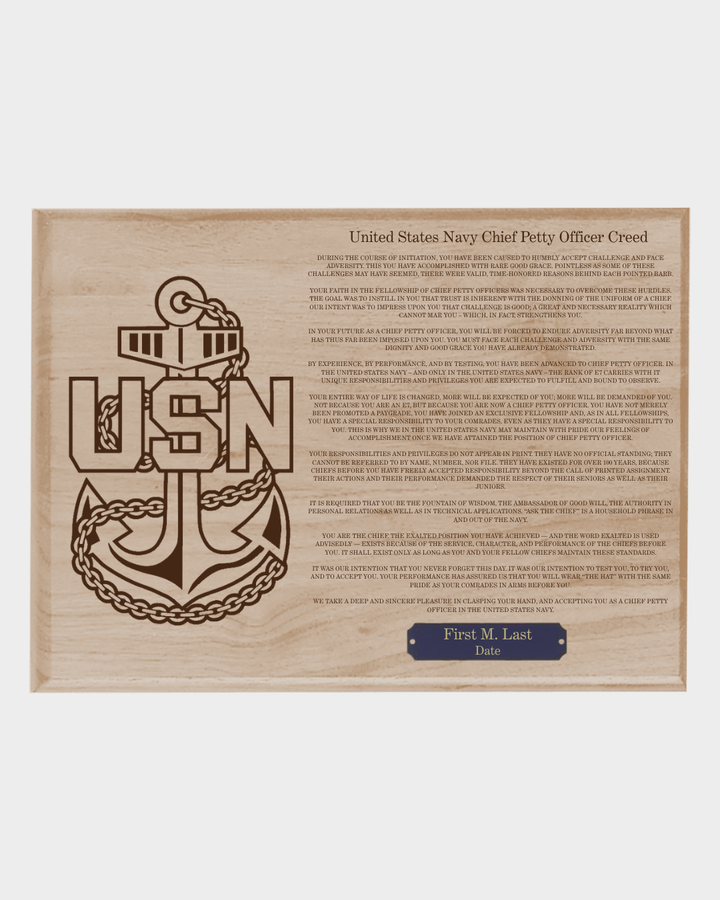 Heritage Anchor Plaque