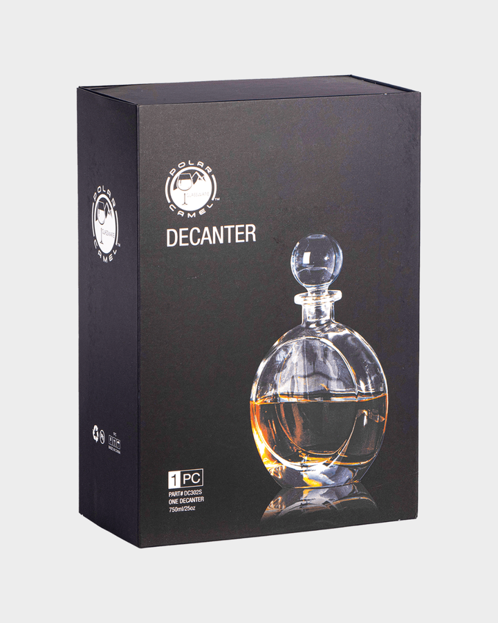 Round Glass Decanter - 750mL