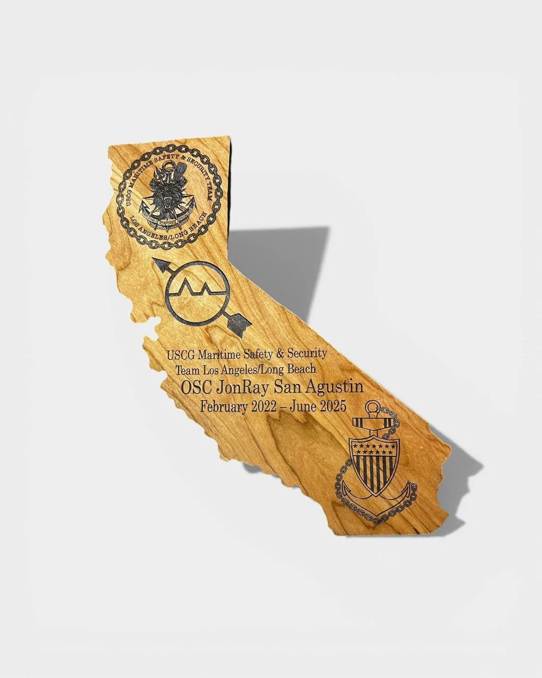 State Shaped Plaque