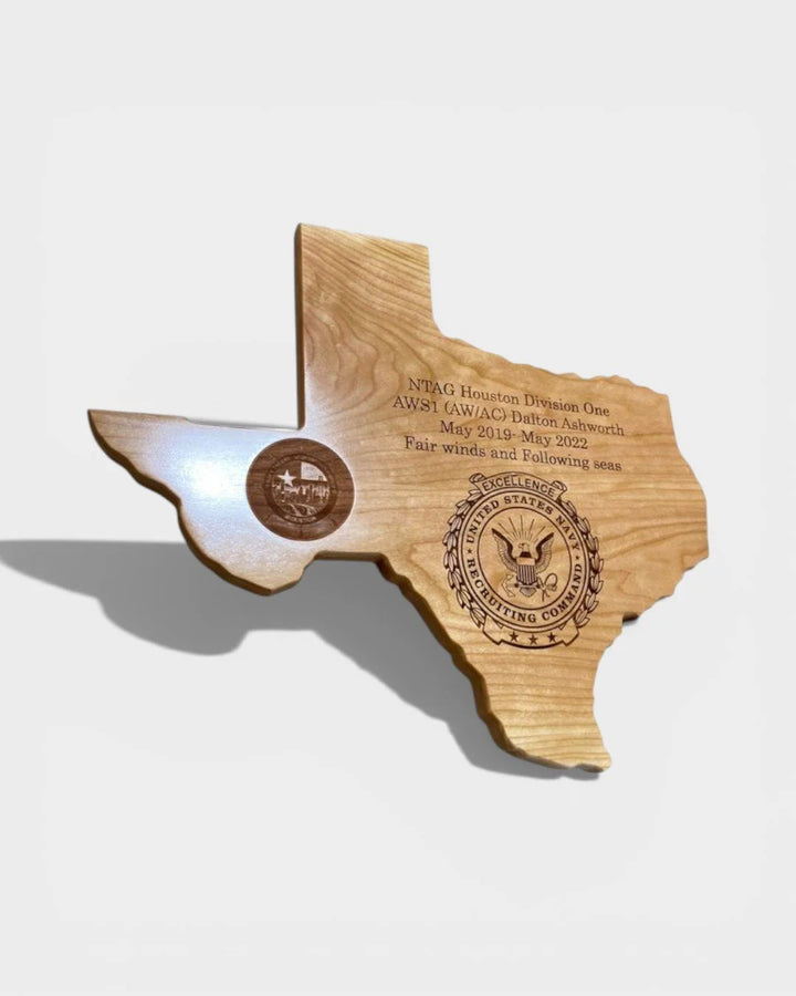 State Shaped Plaque