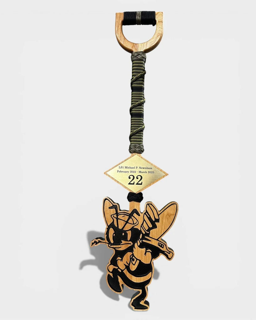 Seabee “Bee” Paddle (Shovel Handle) | Custom Engraved Navy Gift