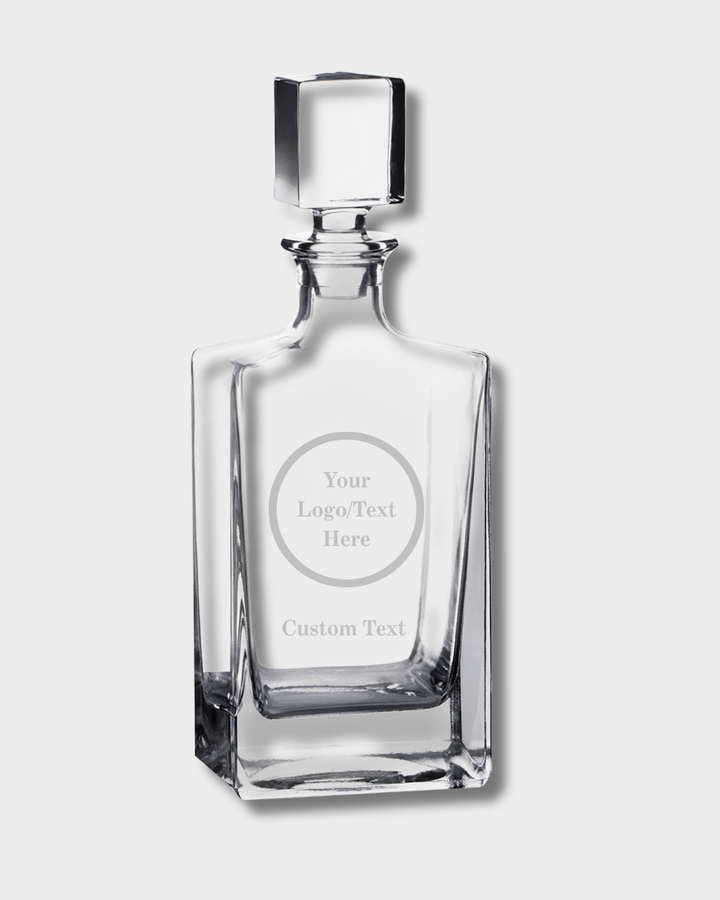 Rectangle Glass Decanter - 810mL