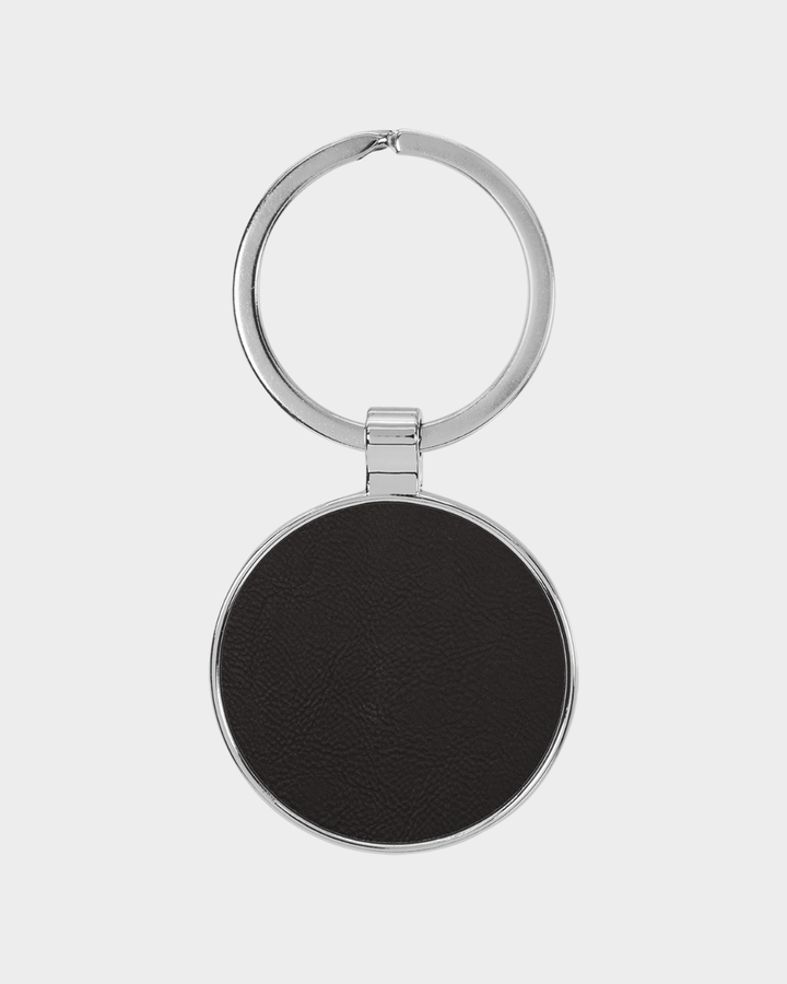 Key Chain - Metal &amp; Leatherette