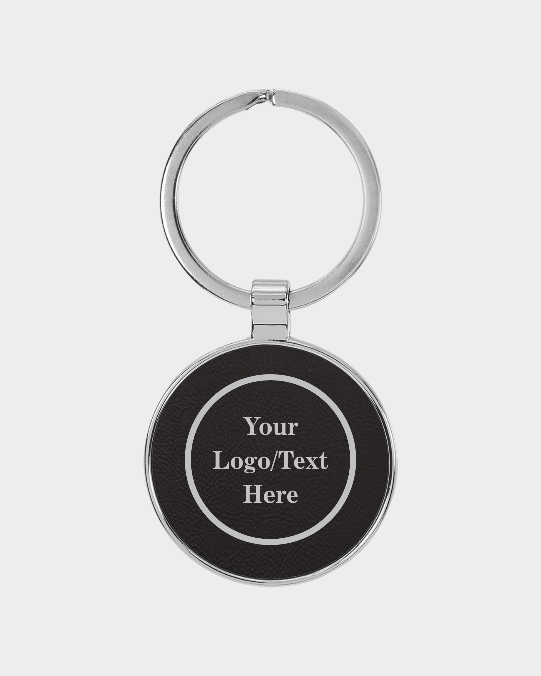 Key Chain - Metal &amp; Leatherette
