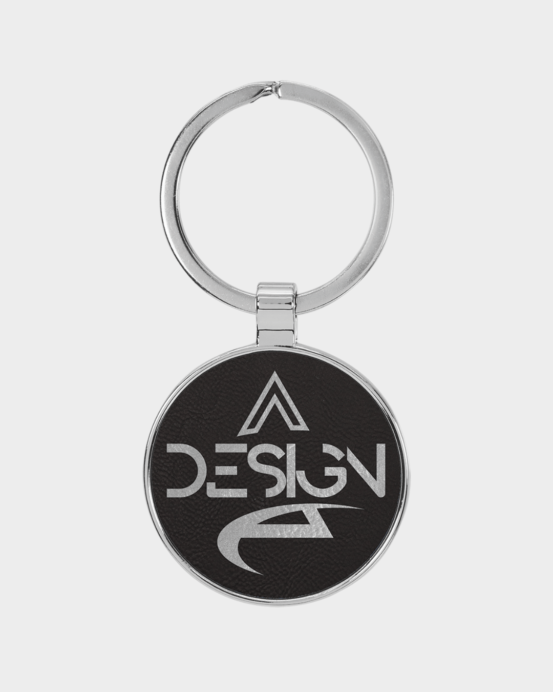 Key Chain - Metal &amp; Leatherette