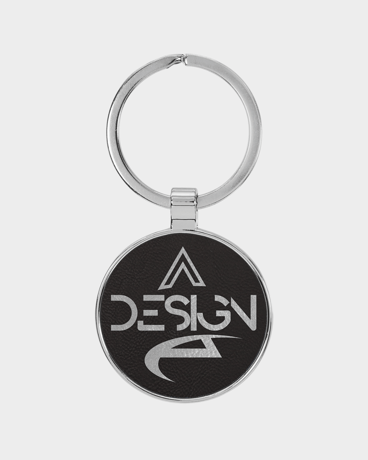 Key Chain - Metal &amp; Leatherette