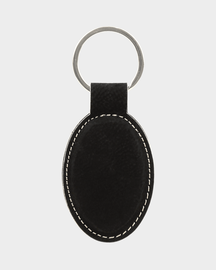 Key Chain - Oval Leatherette
