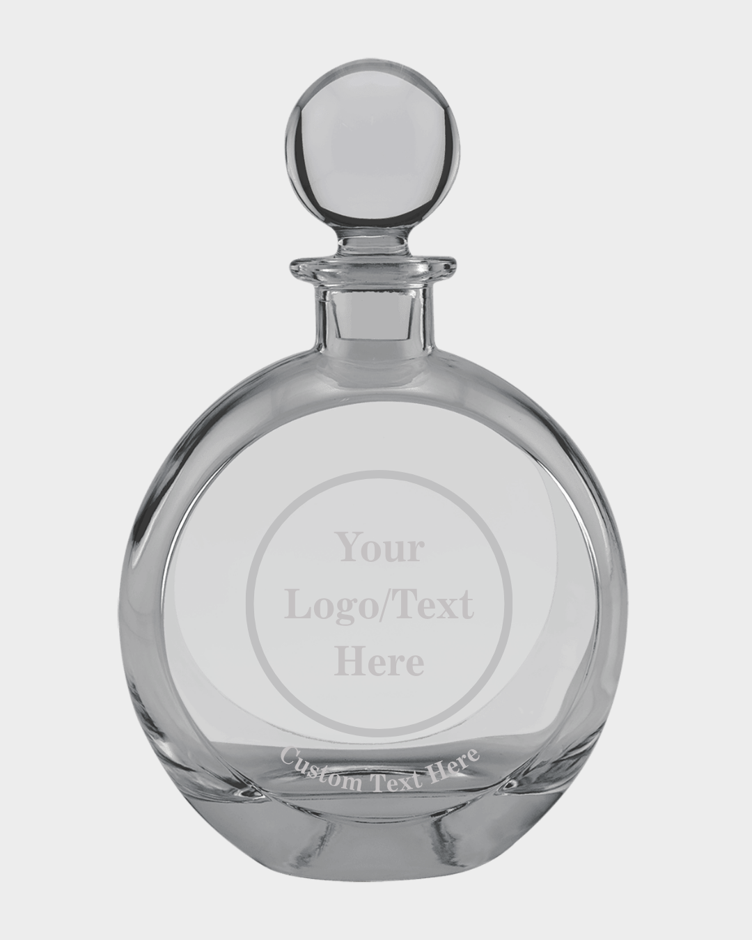 Round Glass Decanter - 750mL