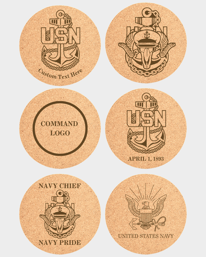 Cork Coasters (Set of 6)