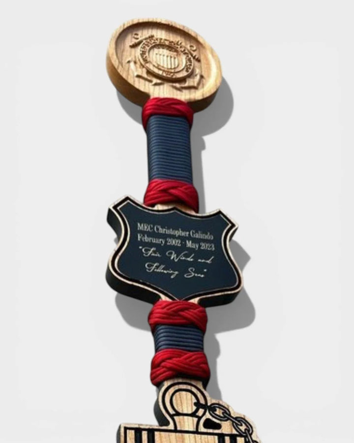 Coast Guard Chief Anchor Paddle