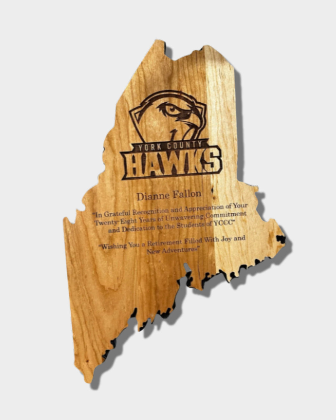State Shaped Plaque