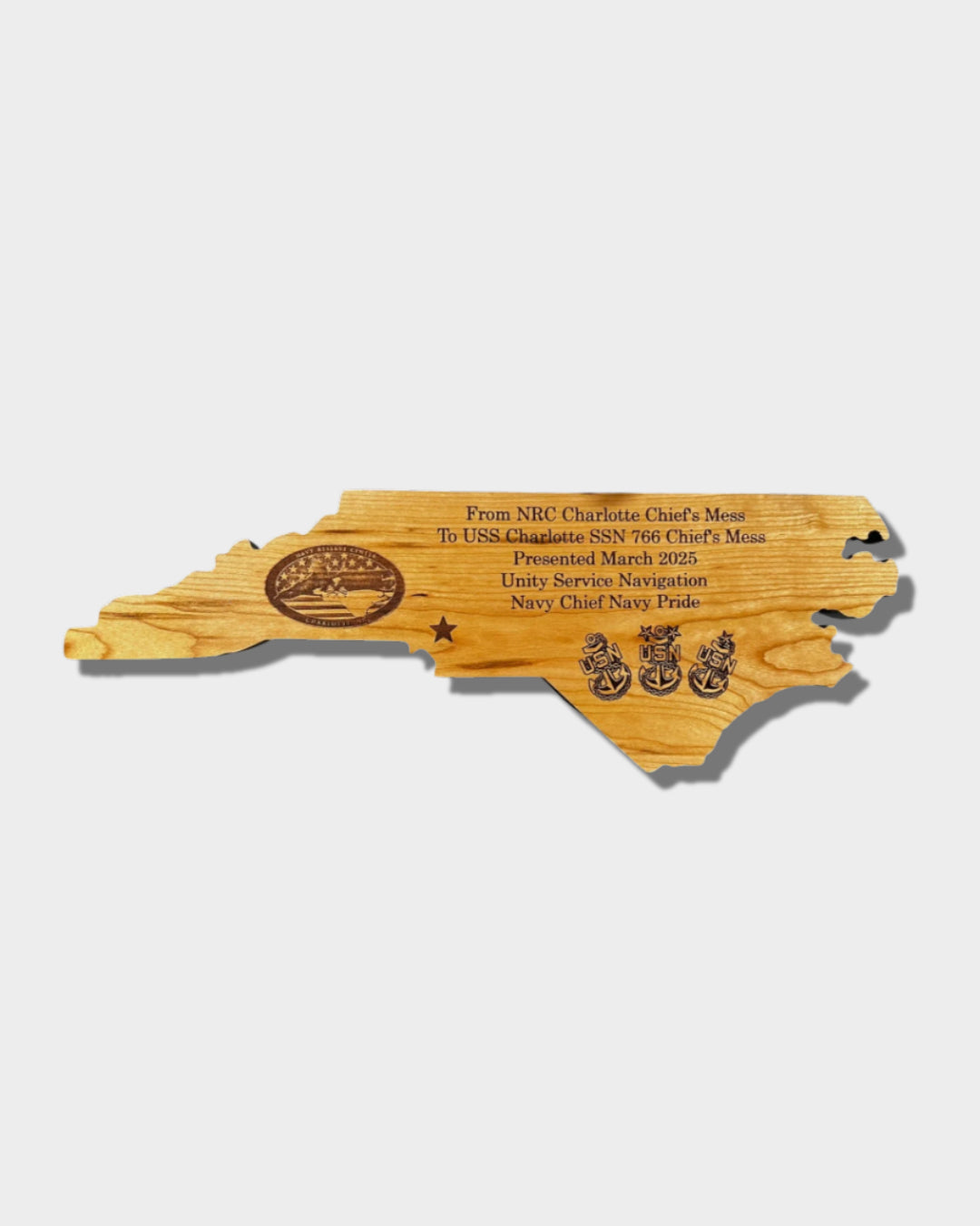 State Shaped Plaque